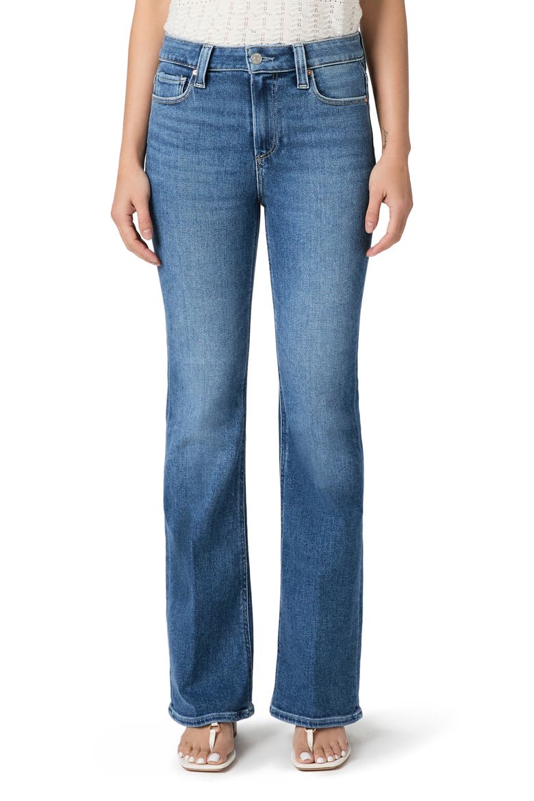 Laurel Canyon High Waist Bootcut Jeans, Main, color, MONACOMIST