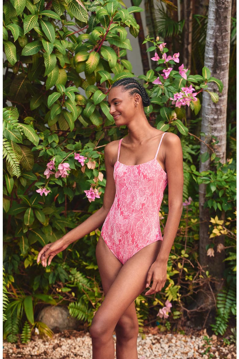 The Mersea One-Piece Swimsuit, Alternate, color, PEACHY
