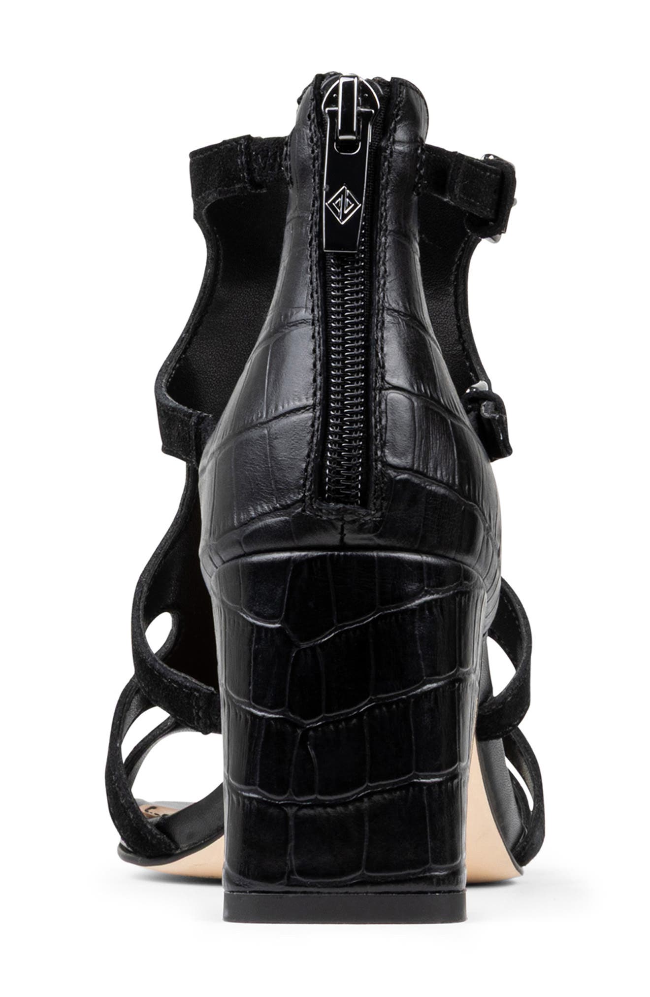 Donald Pliner Cutout Block Heel Sandal, Alternate, color, 