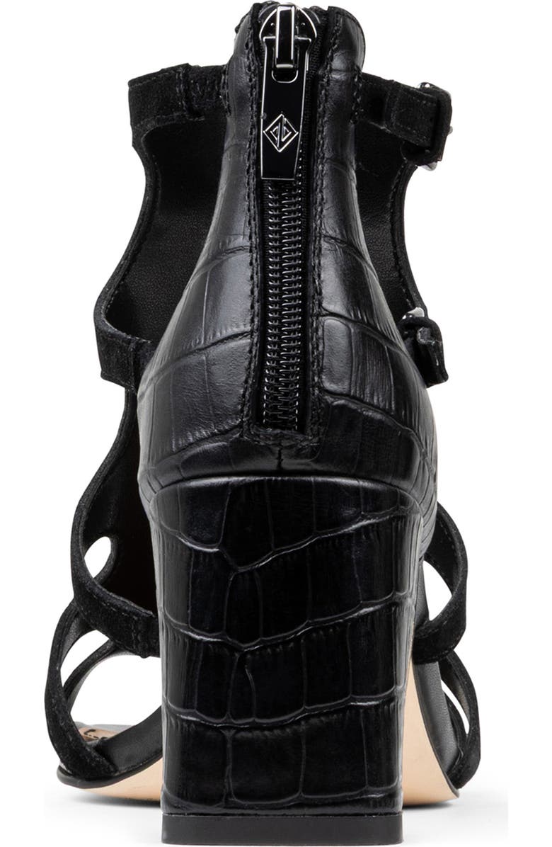 Donald Pliner Cutout Block Heel Sandal, Alternate, color,