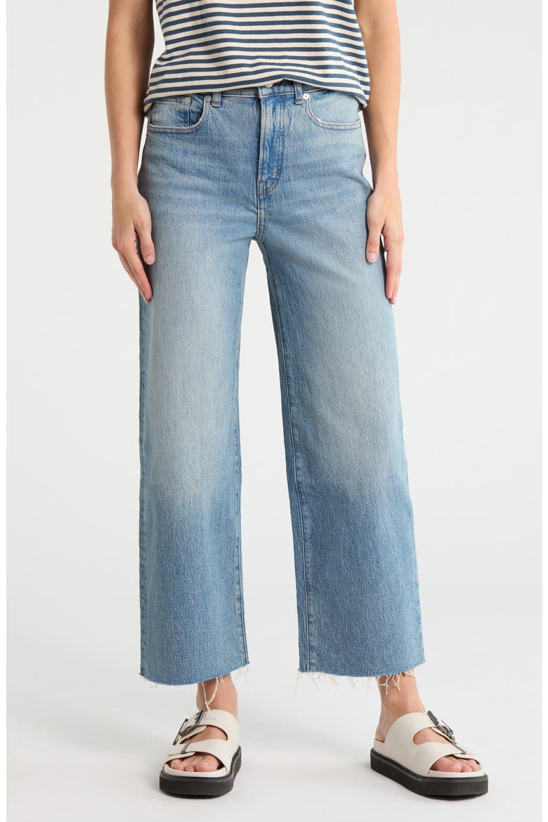 Wide Leg Ankle Crop Jeans, Main, color, DONORA WASH