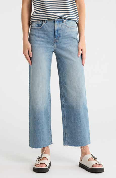 Madewell Wide Leg Ankle Crop Jeans