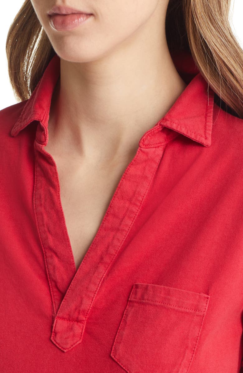 Frank & Eileen Lauren Polo Dress, Alternate, color, Double Decker Red