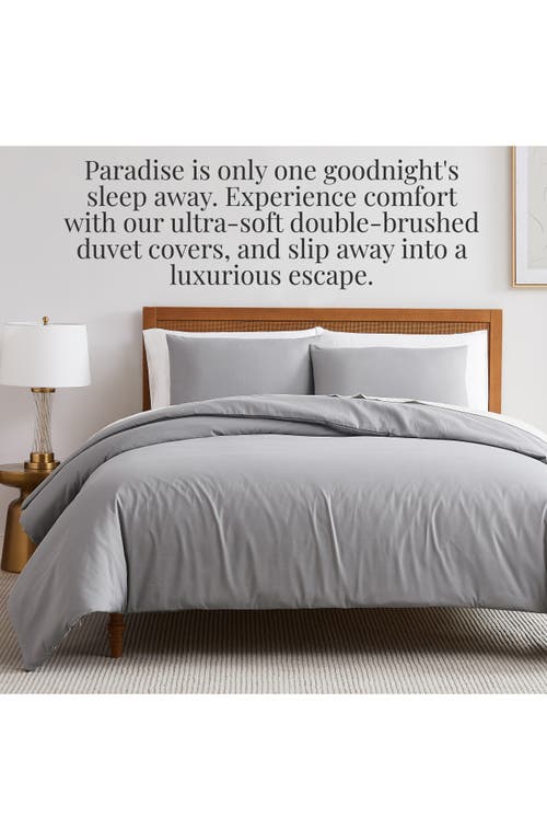 Southshore Fine Linens Vilano Springs Duvet Cover Set In Steel Gray