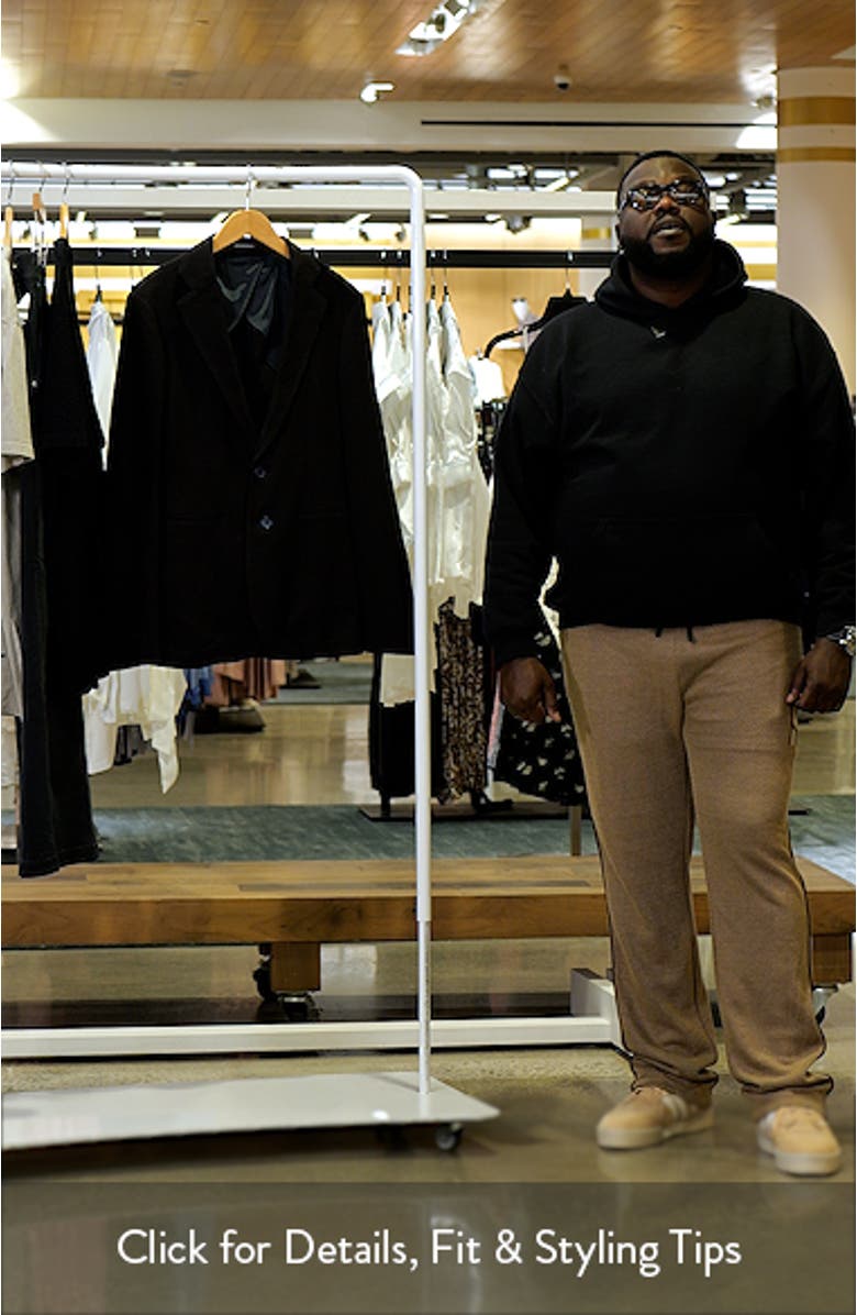 Brown Textured Stretch Wool Sport Coat, sales video thumbnail