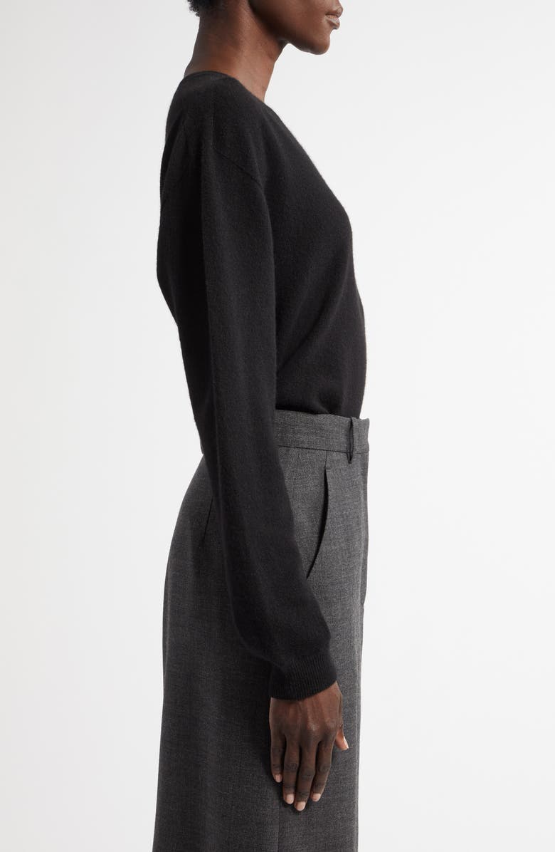 The Row Isaora Cashmere V-Neck Sweater, Alternate, color, 