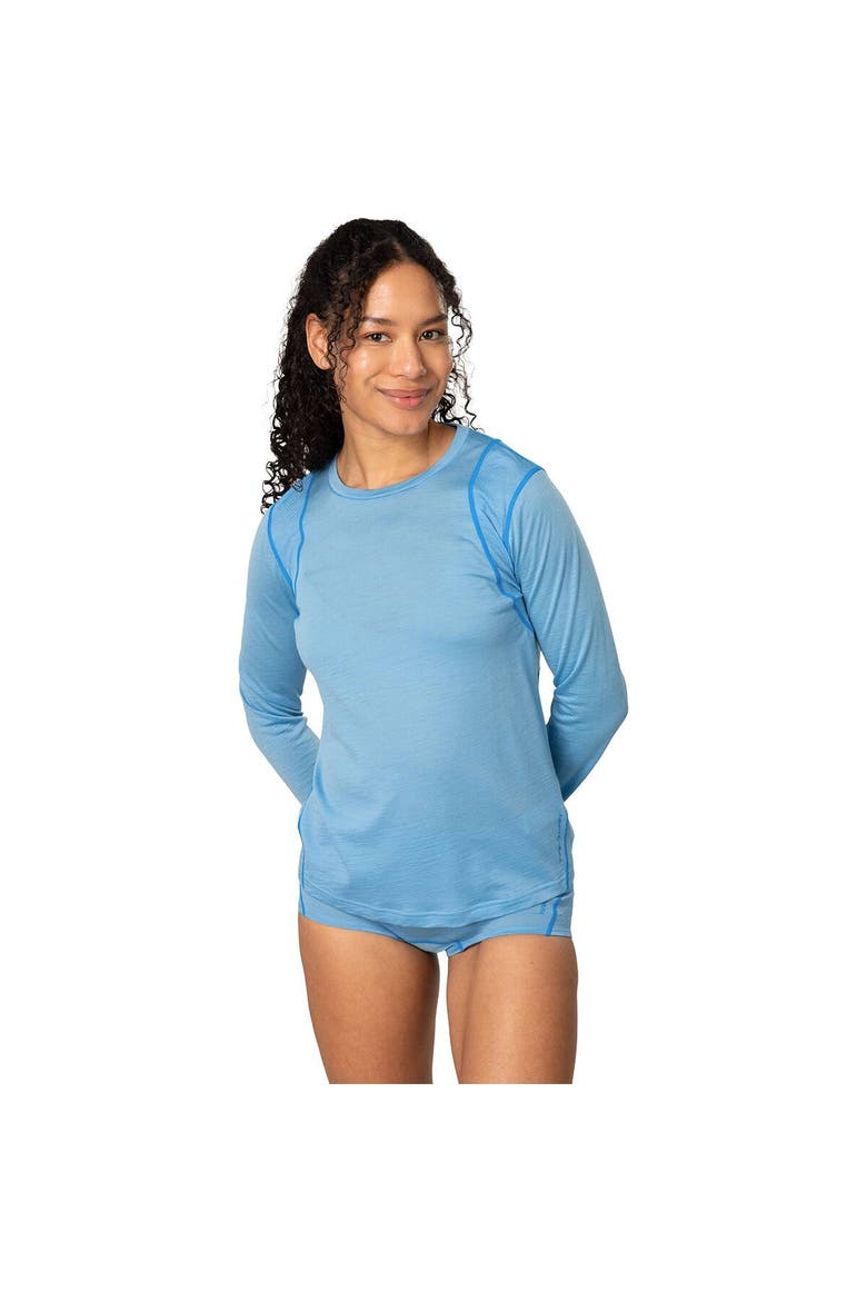 Embla Wool Long-Sleeve Top - Women's, Main, color, Ocean