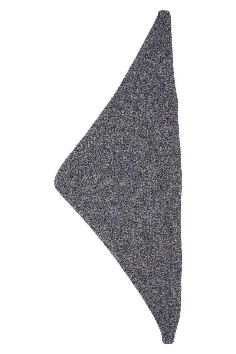 Keill Marled Cashmere Triangle Scarf, Alternate, color, DARK NAVY MARL 006876