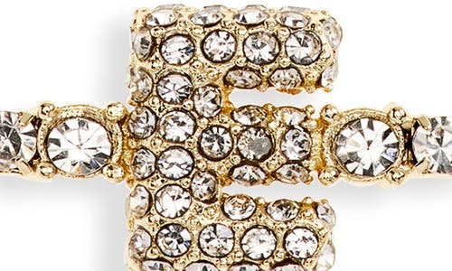 Baublebar Initial Tennis Slider Bracelet In Gold E