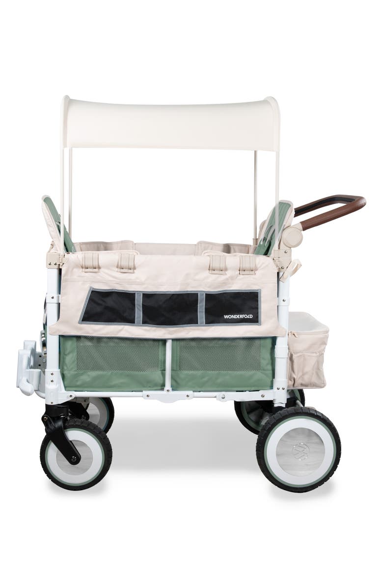 WonderFold VW2 Volkswagon Stroller Wagon, Alternate, color, Sage Green