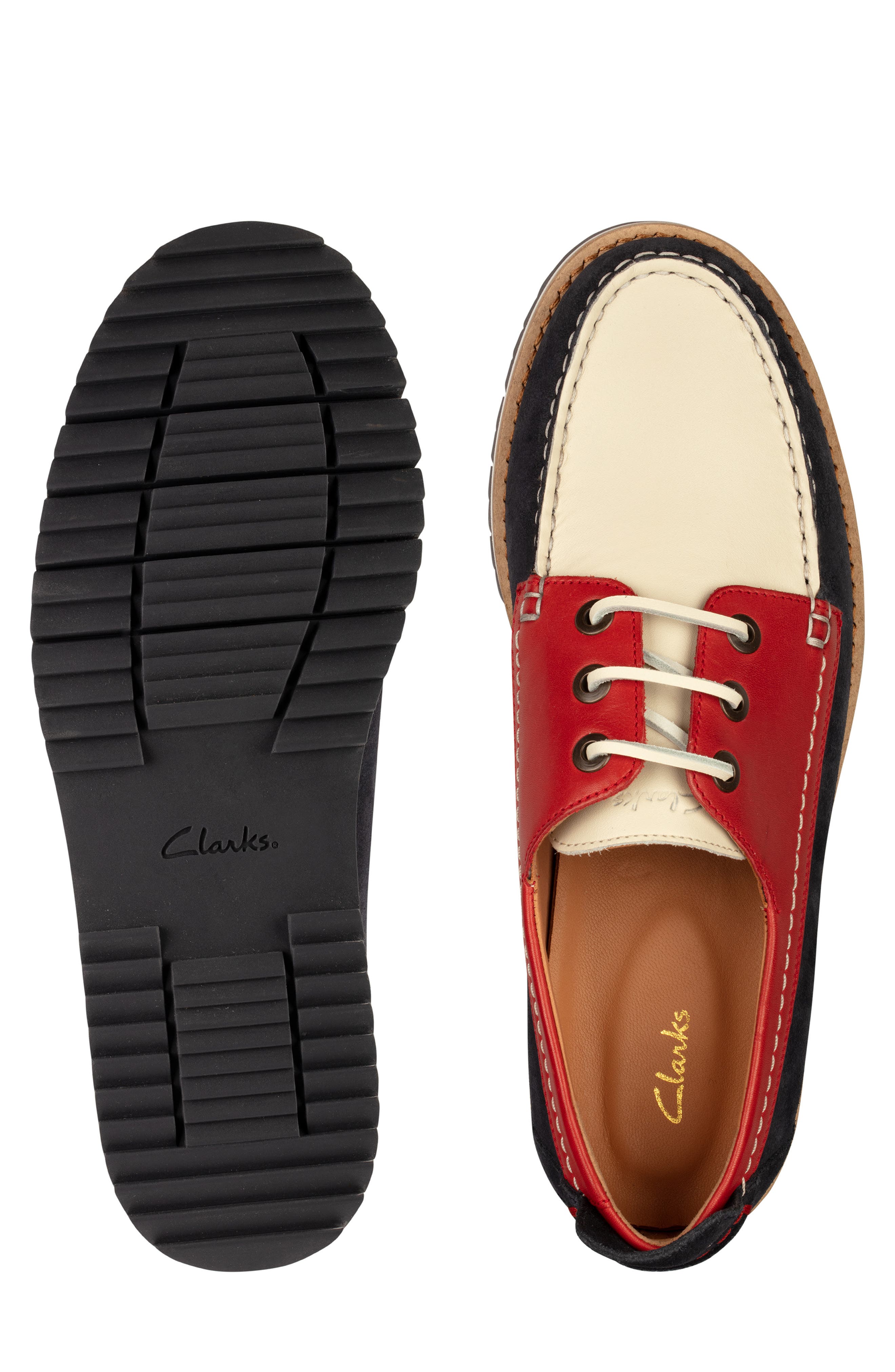 Clarks<sup>®</sup> Durston Moc Toe Derby, Alternate, color, 