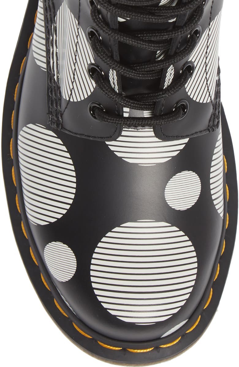 Dr. Martens 1460 Polka Dot Boot, Alternate, color,