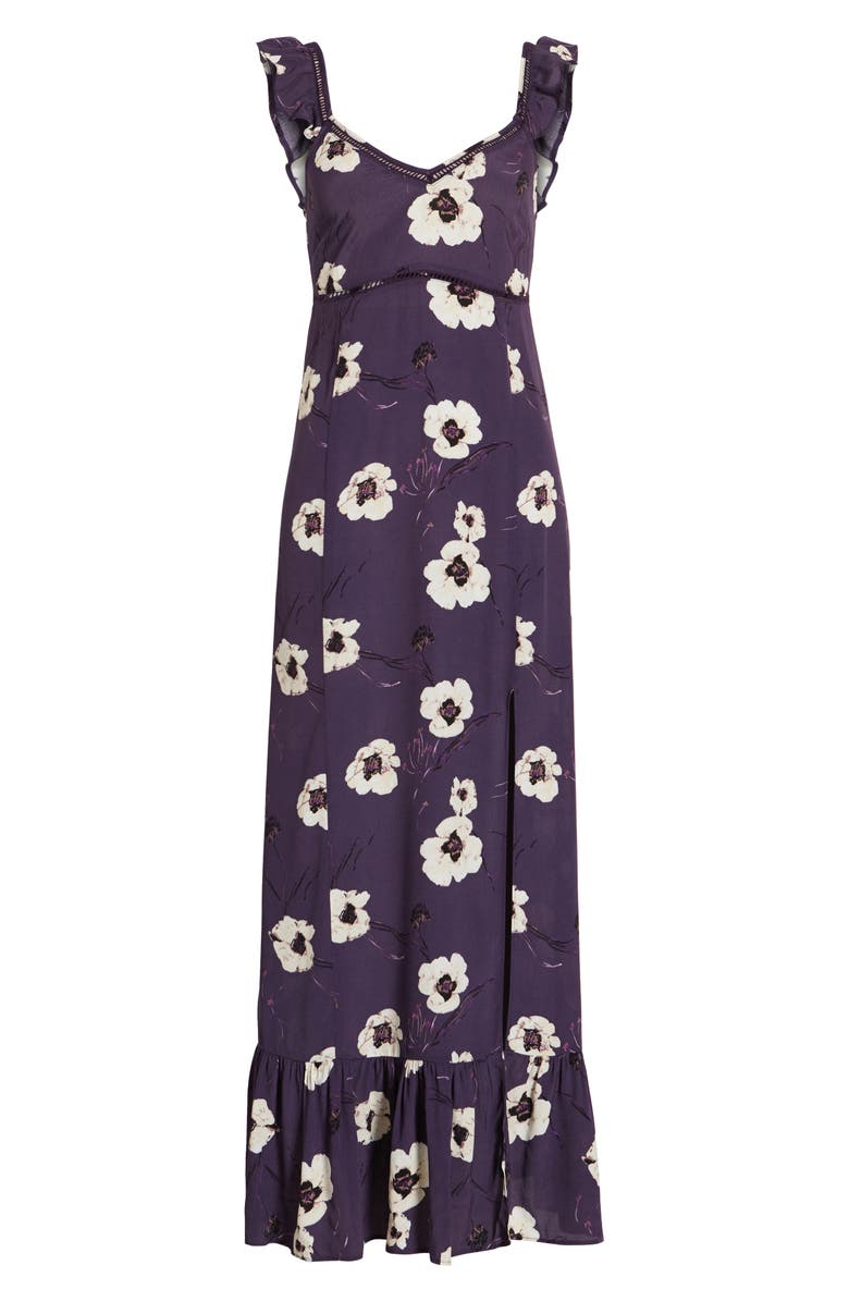 Leith Ruffle Maxi Dress, Alternate, color,