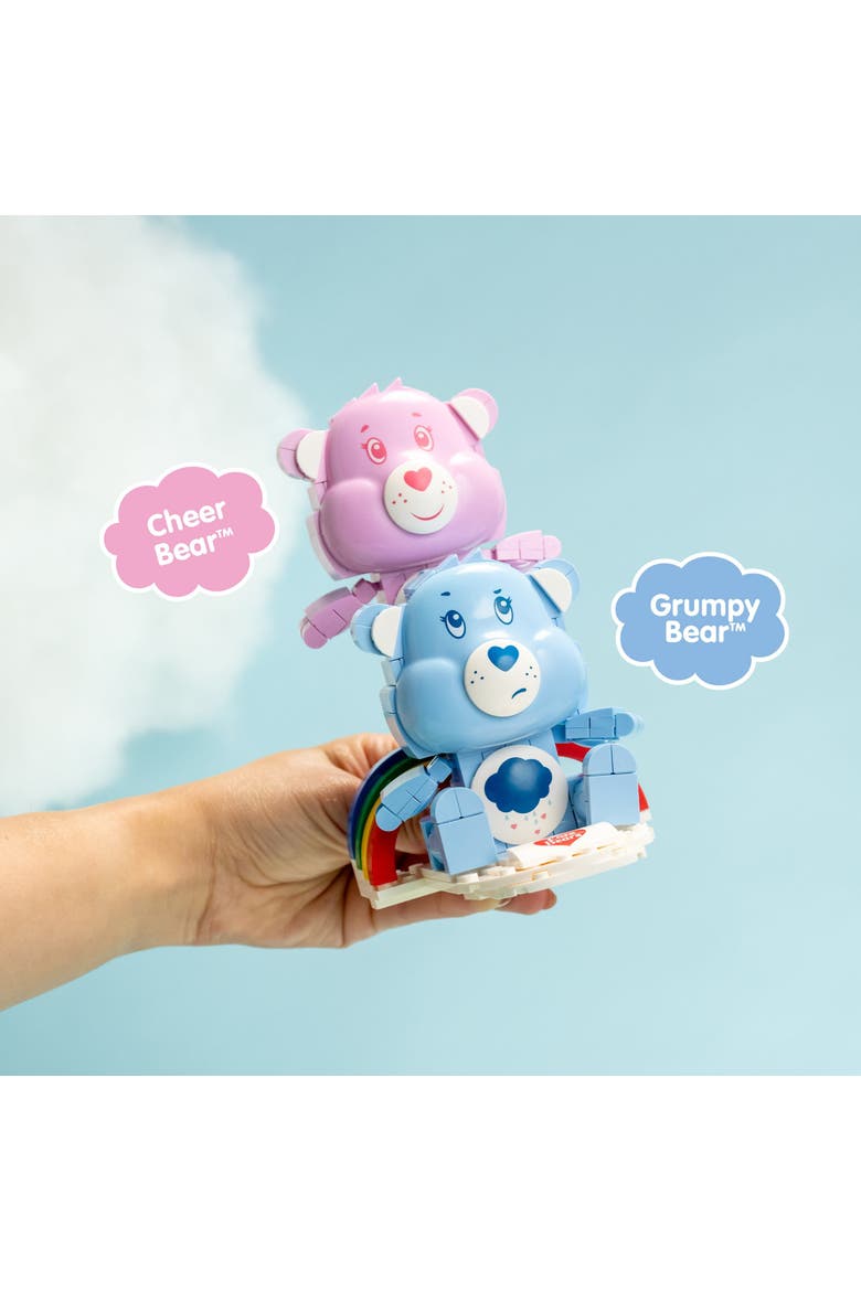 Care Bears Cheer Bear & Grumpy Bear Building Set, Alternate, color, Pink