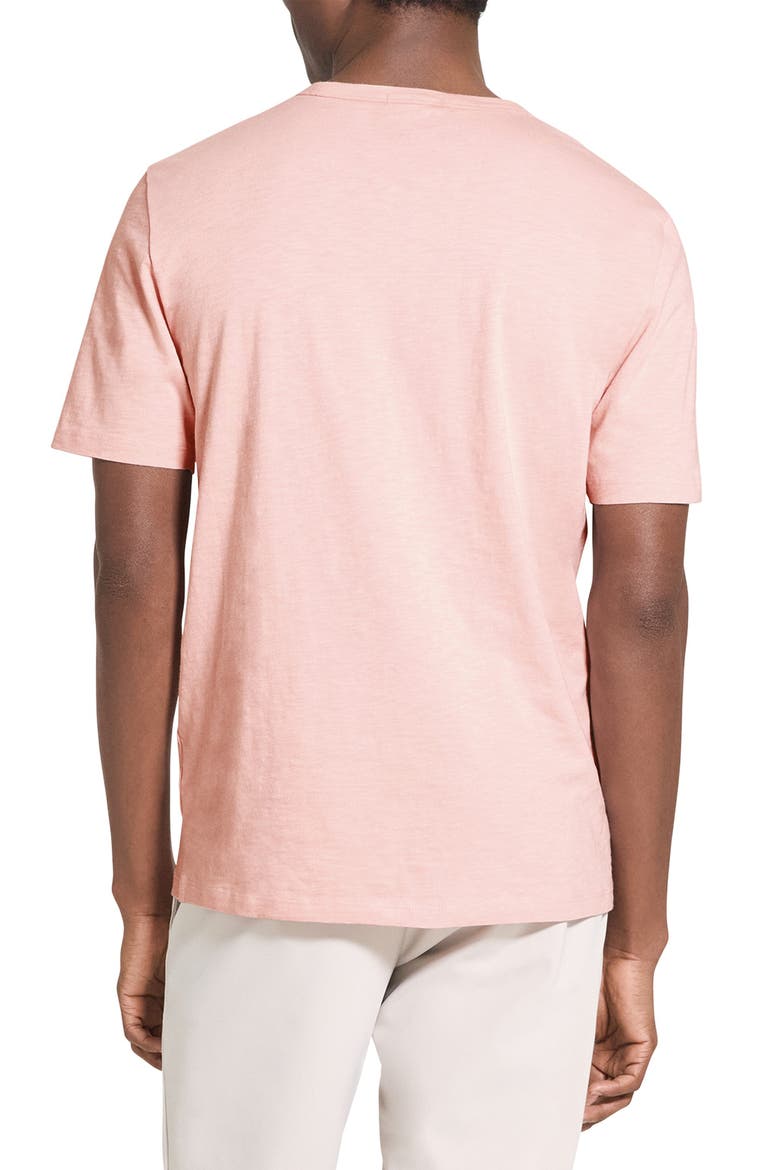 Essential in Cosmos Slub Cotton Tee, Alternate, color, CHALK PINK