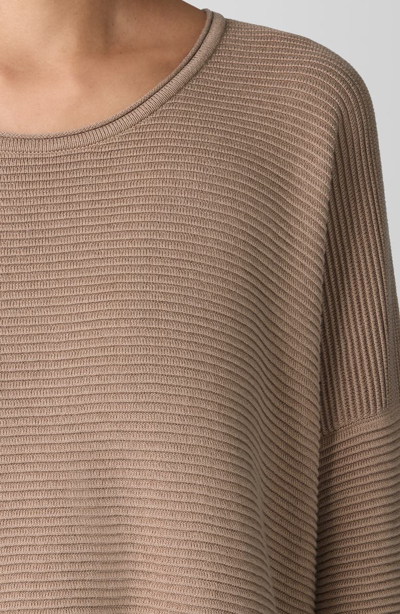 Ottoman Stitch Tunic Sweater