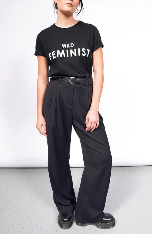 Wildfang The Wild Feminist ® Tee In Black