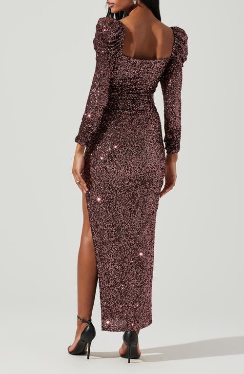 Astr The Label Lourdes Long Sleeve Dress In Pink