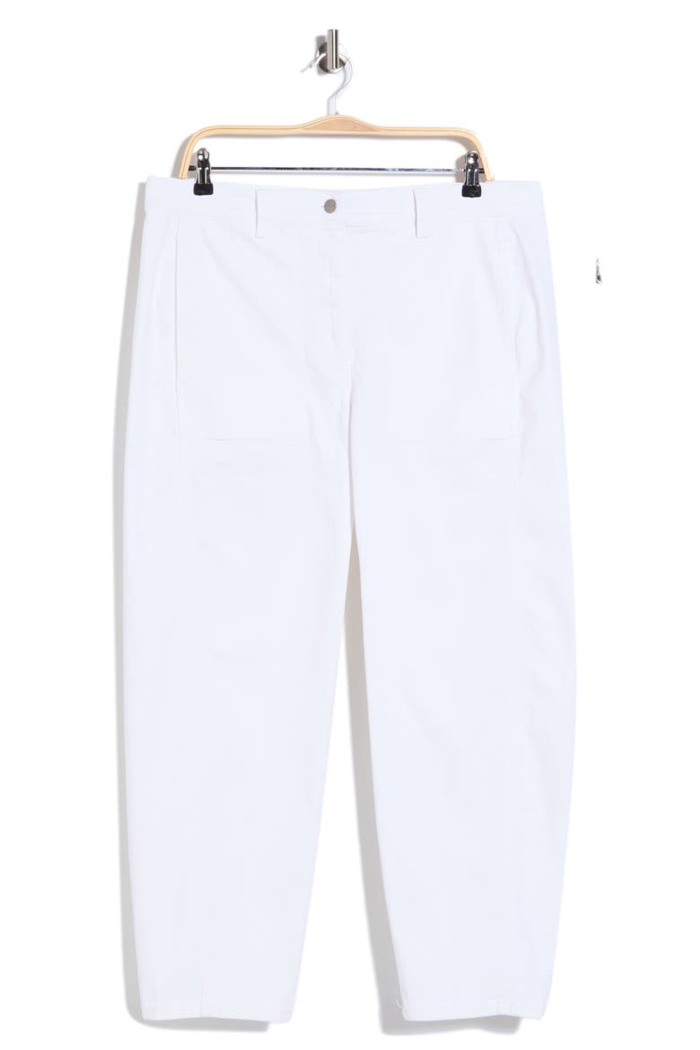 Ankle Lantern Leg Jeans, Alternate, color, WHITE