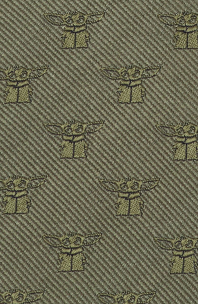 Cufflinks, Inc. Star Wars<sup>™</sup> - The Mandalorian The Child Silk Tie, Alternate, color, Green