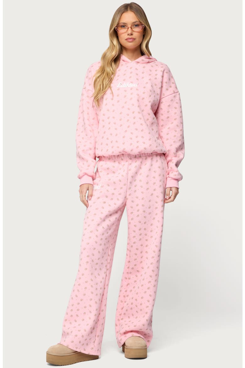 Flower Power Hoodie, Alternate, color, LIGHT-PINK