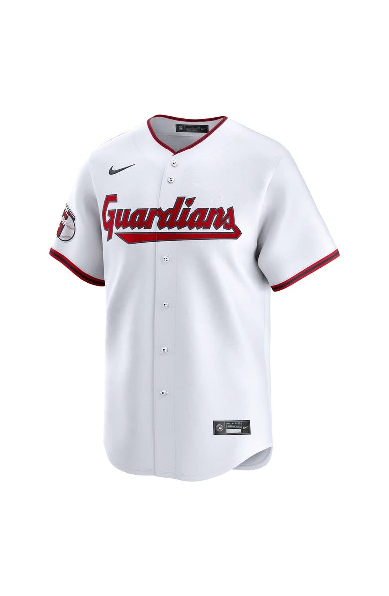 Nike Men's Nike Steven Kwan White Cleveland Guardians Home Limited Player Jersey, Alternate, color, 