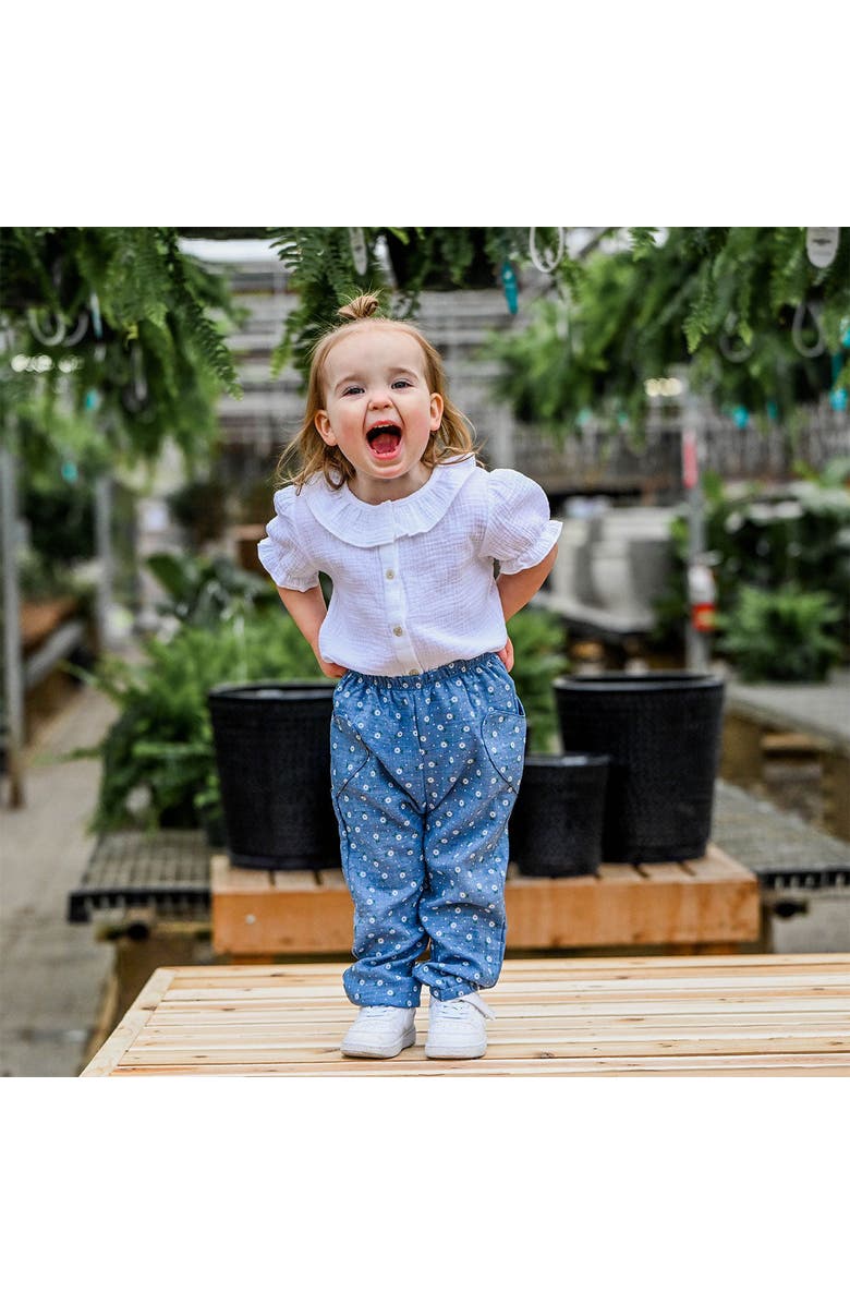 oh baby! Gauze Layla Blouse, Alternate, color, Oyster