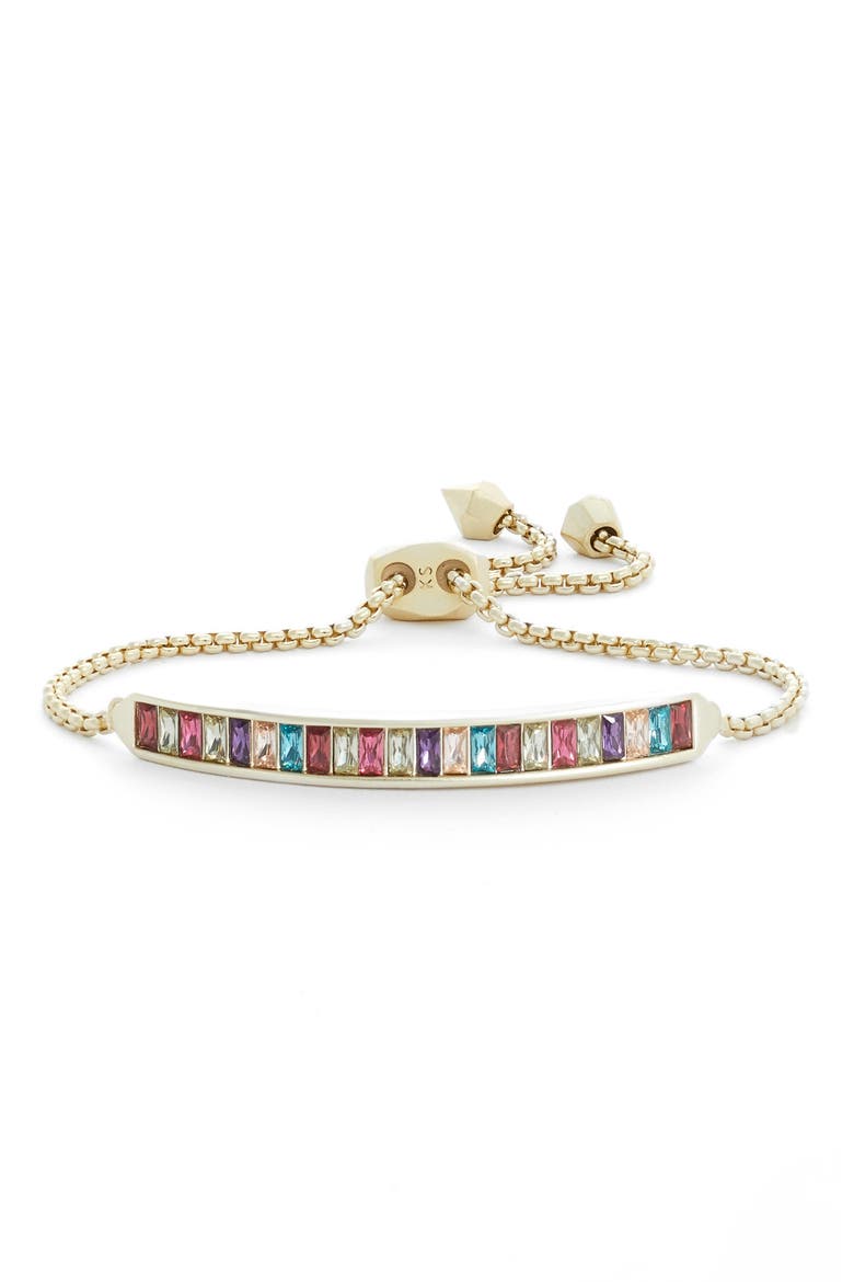 Jack Slider Bracelet, Main, color, JEWEL MIX/ GOLD