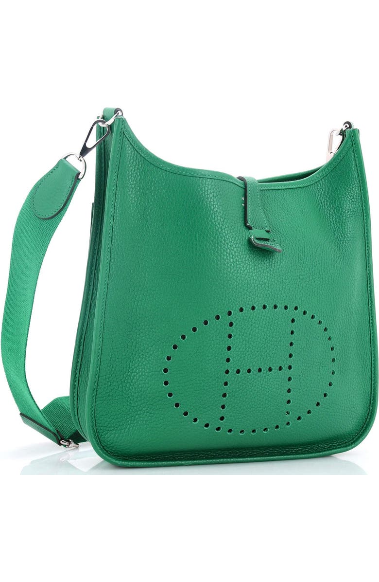 Pre-Owned Hermes Evelyne Bag Gen III Clemence PM, Alternate, color, Vert Vertigo