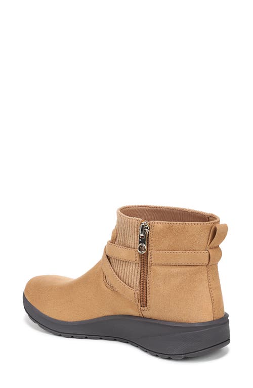 Lifestride Gates Wedge Bootie In Brown
