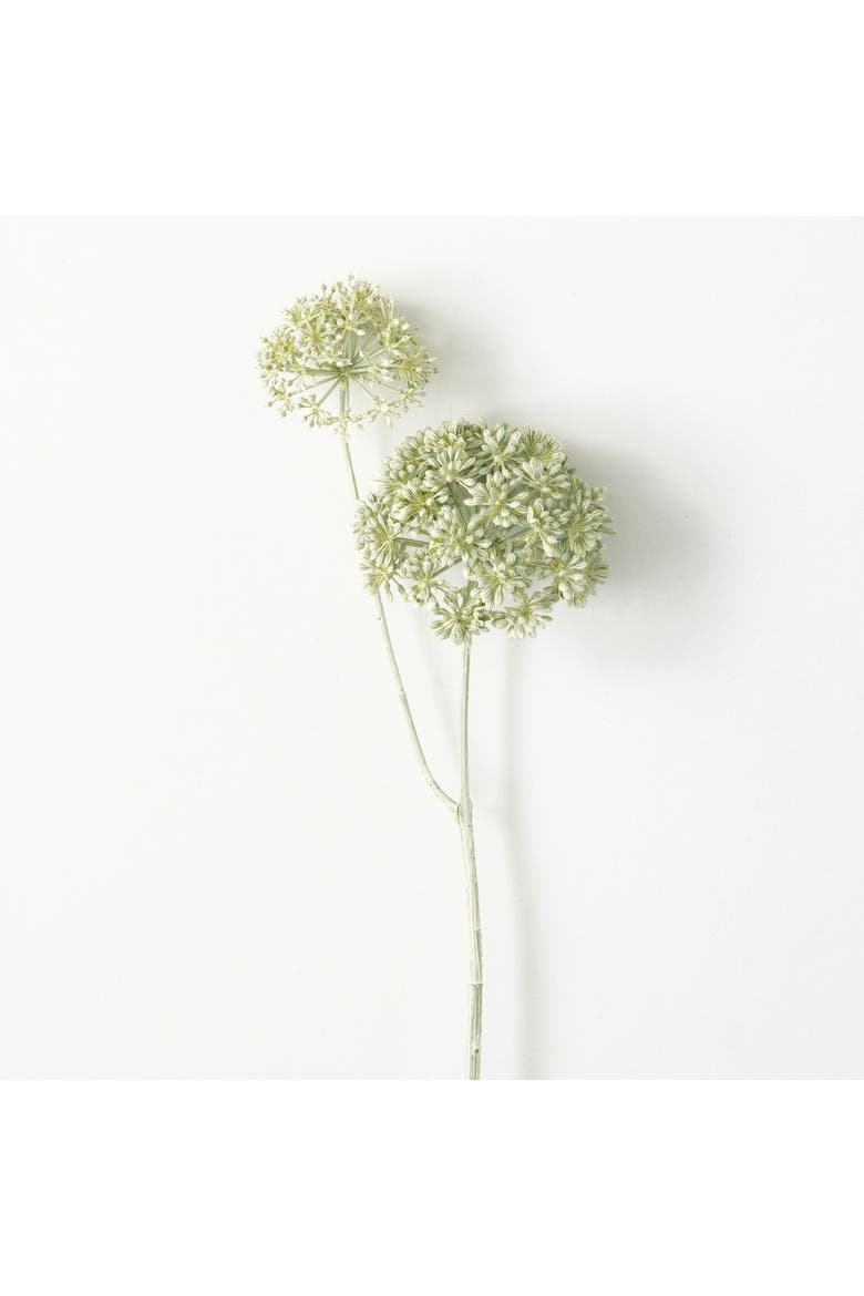 Sullivan's Eucalyptus Seed Flower Stem, Cream Faux Floral Stem for Crafting, Weddings, Home and Holiday Decoration, 30.75 Inch, Main, color, Beige