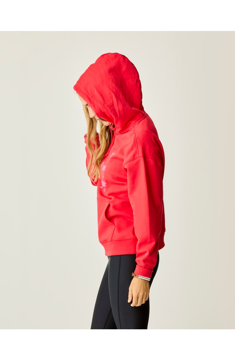 Carve Designs Hawthorne Hoodie, Alternate, color, Poinsettia Grid