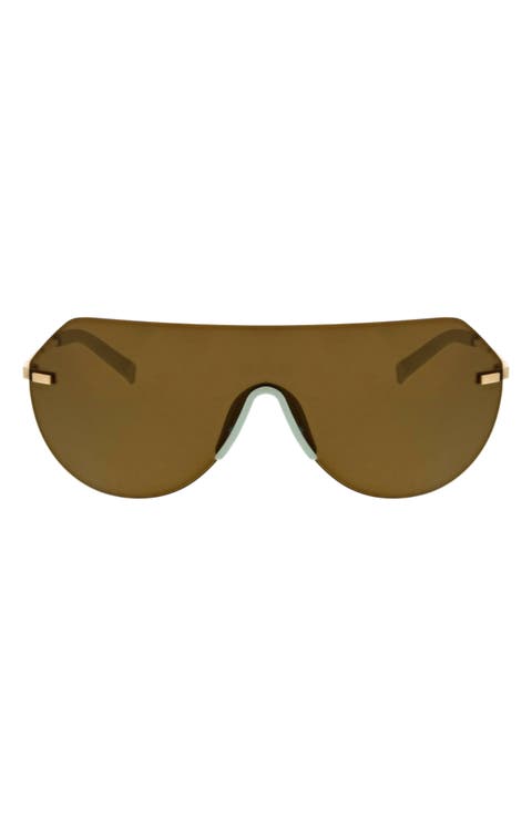 Angled Iconic Shield Sunglasses