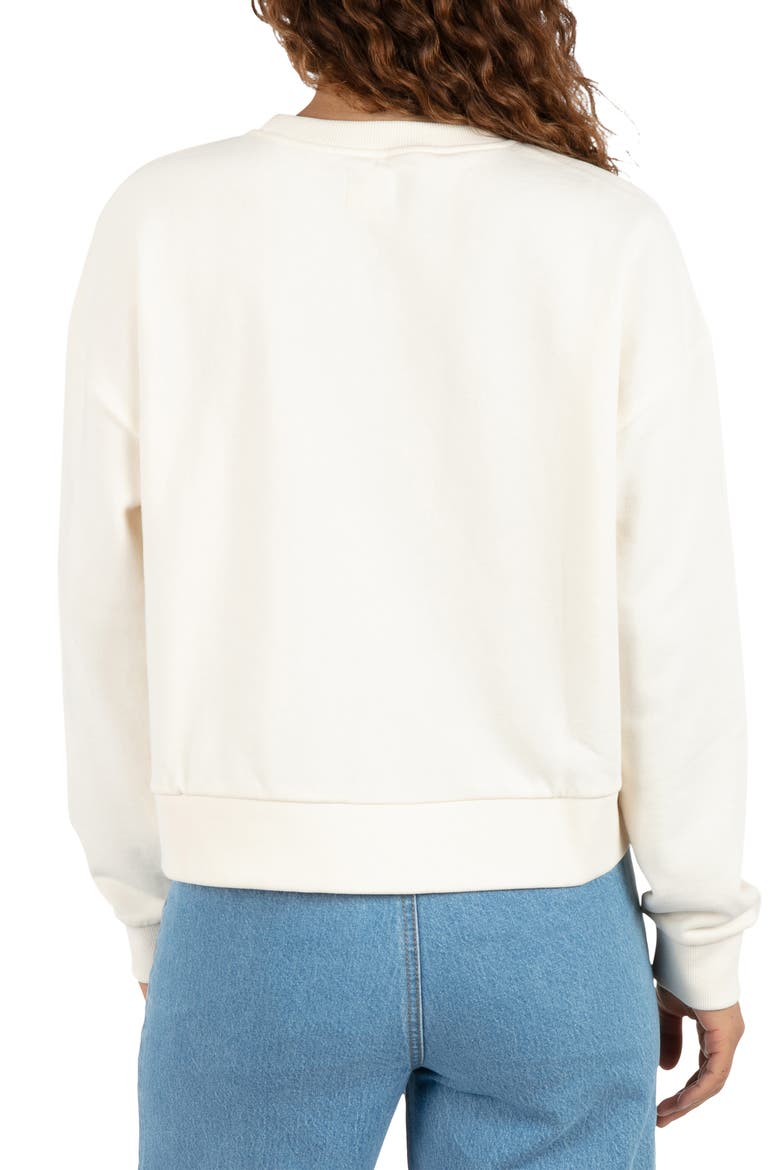 Fragment Boxy Graphic Sweatshirt, Alternate, color, CREAM