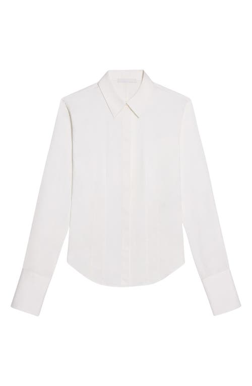 HELMUT LANG HELMUT LANG DARTED BUTTON-UP SHIRT