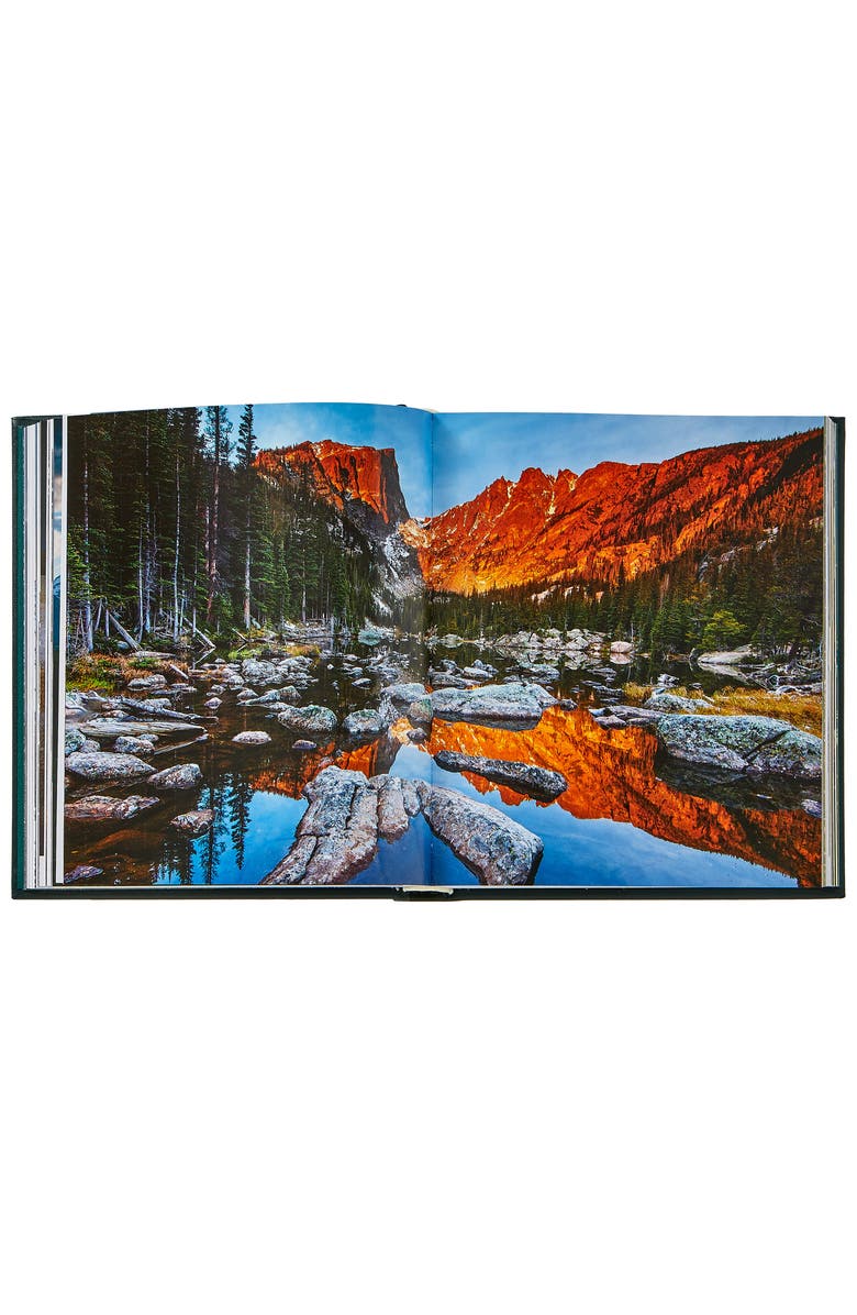 Graphic Image America's National Parks Leather Coffee Table Book, Alternate, color, Green