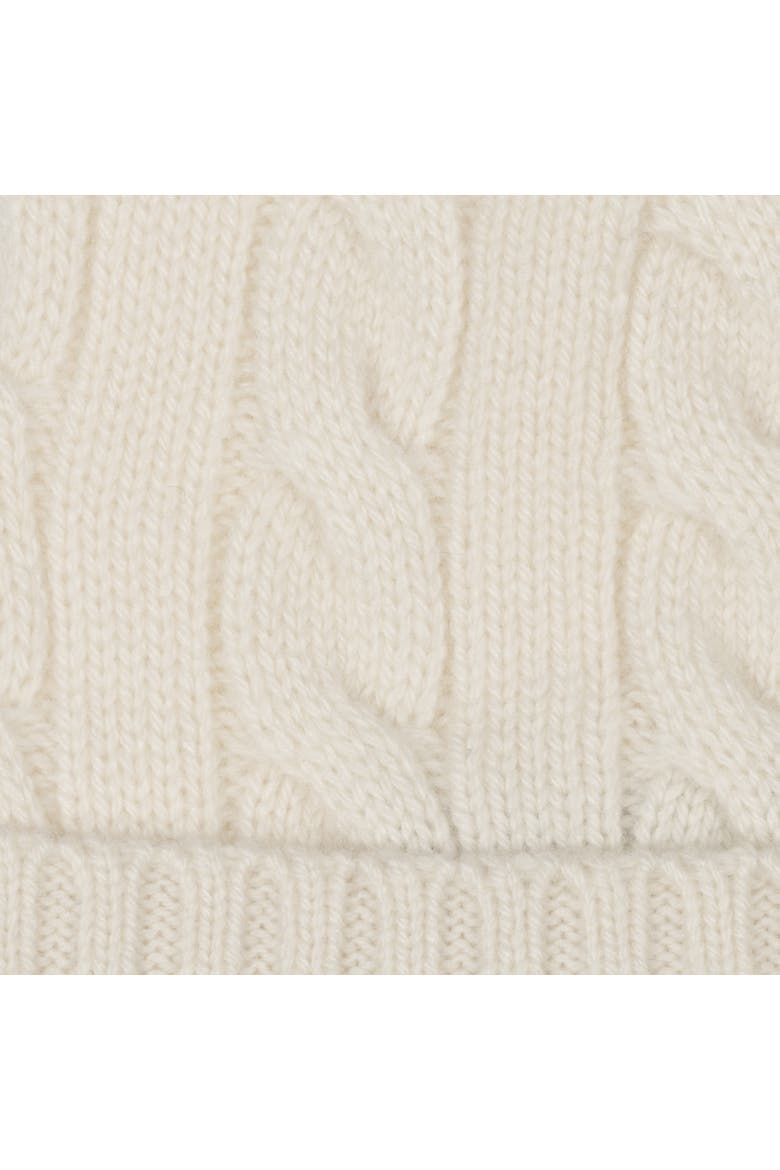 Cashmere Blend Cable Beanie, Alternate, color, Andover Cream