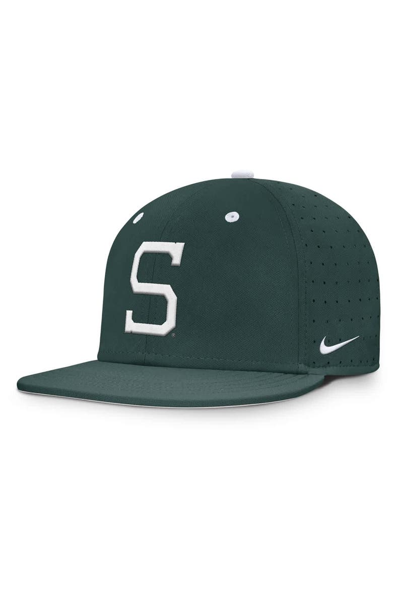 Nike Men's Nike Green Michigan State Spartans Dugout True Dri-FIT Fitted Hat, Main, color, Green