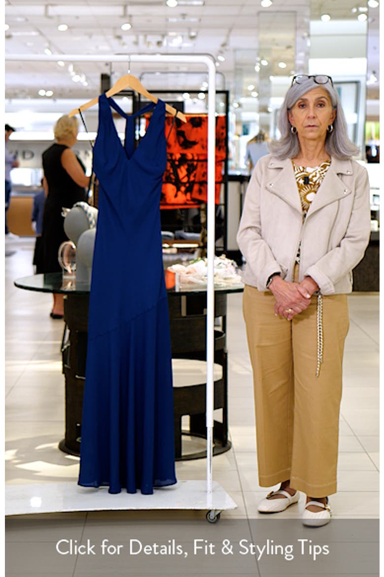 Luannie Halter Chiffon Gown video