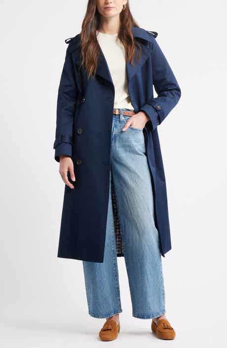 Caslon® Cotton Trench Coat