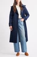 Caslon® Cotton Trench Coat