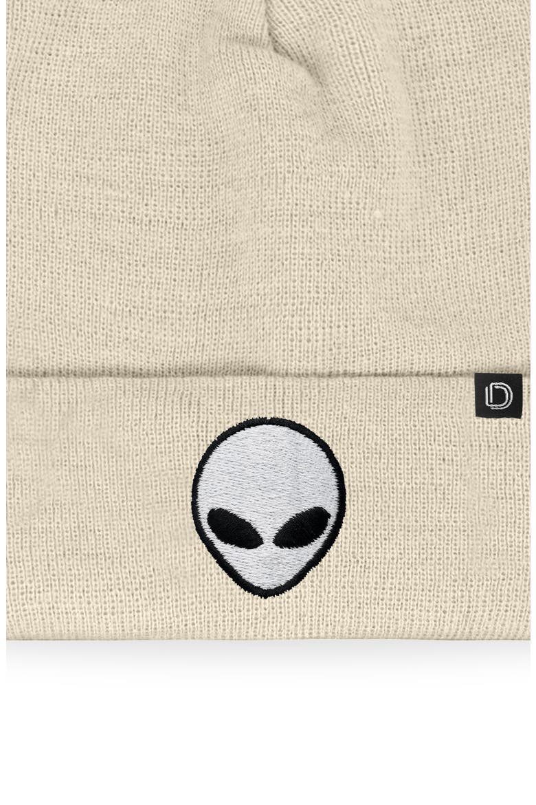 Alien Beanie, Alternate, color, Beige
