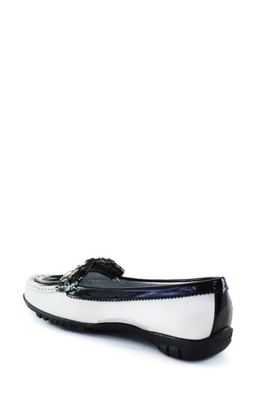 Marc Joseph New York Lexington Golf Loafer In White