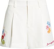 Cinq à Sept Celeste Vine Emmie Embroidered Shorts