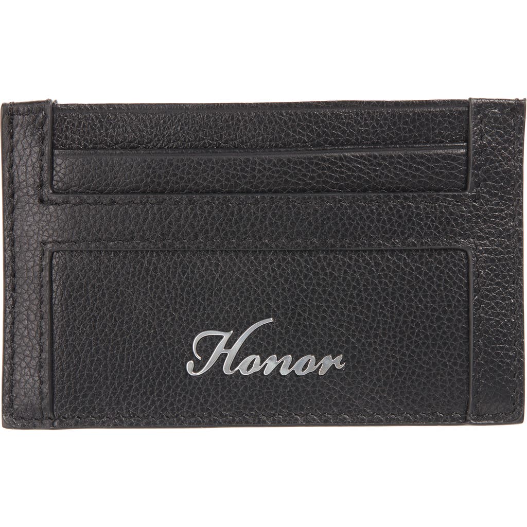 Shop Honor The Gift H Leather Card Case In Black