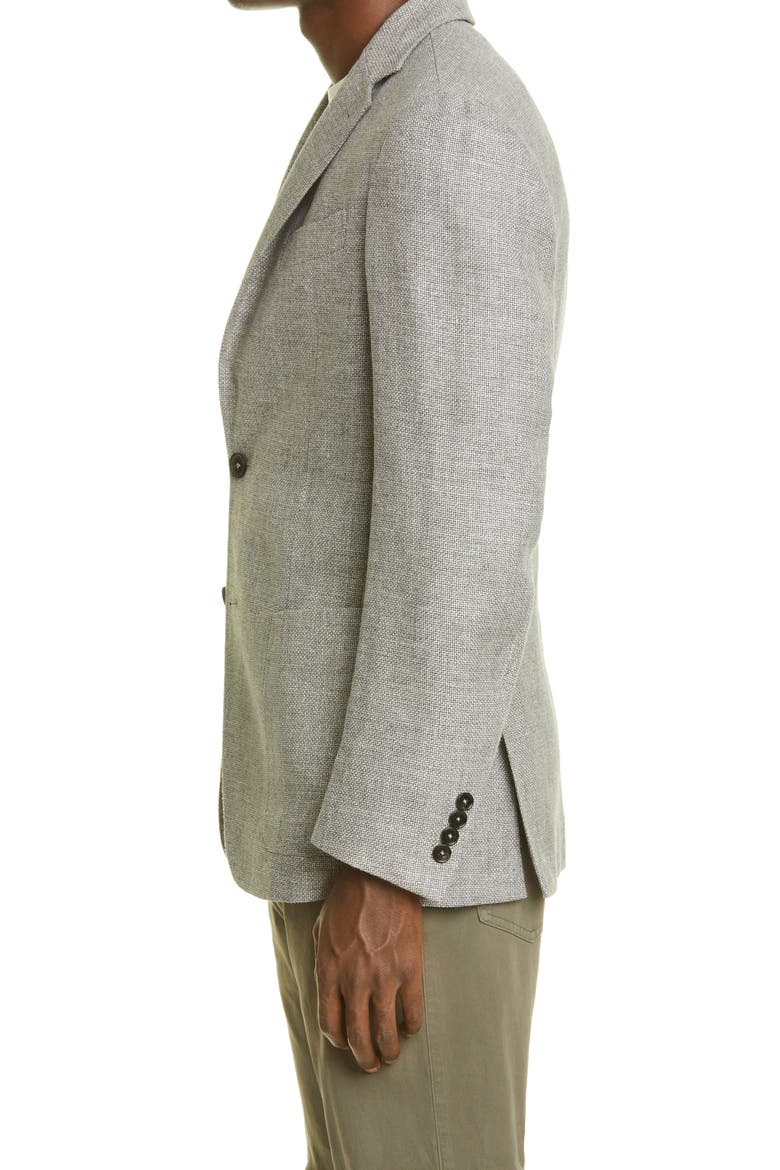 Wool & Linen Sport Coat, Alternate, color, GREY