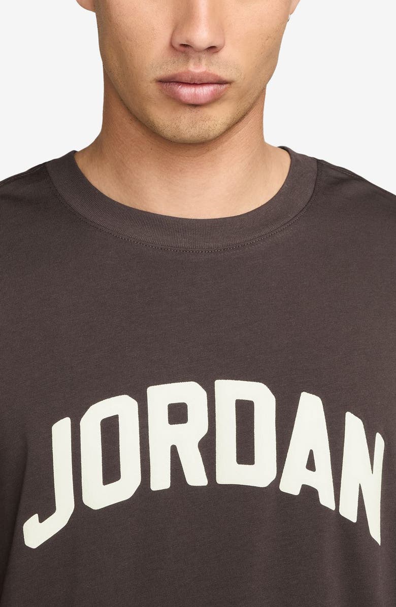 Jordan Flight Essentials Boxy Fit Graphic T-Shirt, Alternate, color, Baroque Brown/ Sail