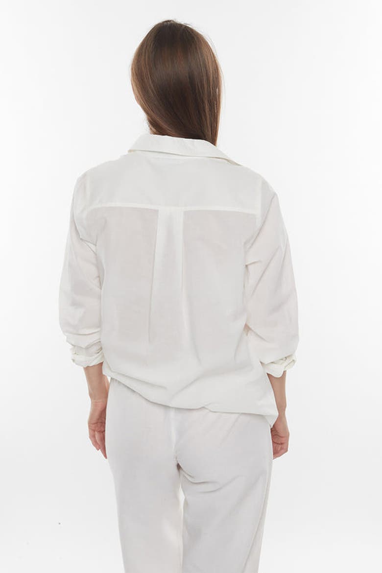 Lucille Top, Alternate, color, White