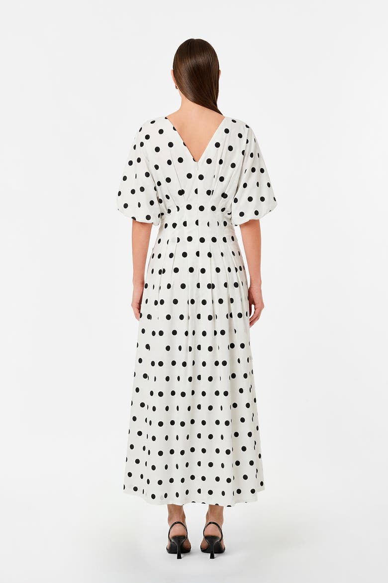 Vicky Dress, Alternate, color, WHITE BLACK POLKA DOT