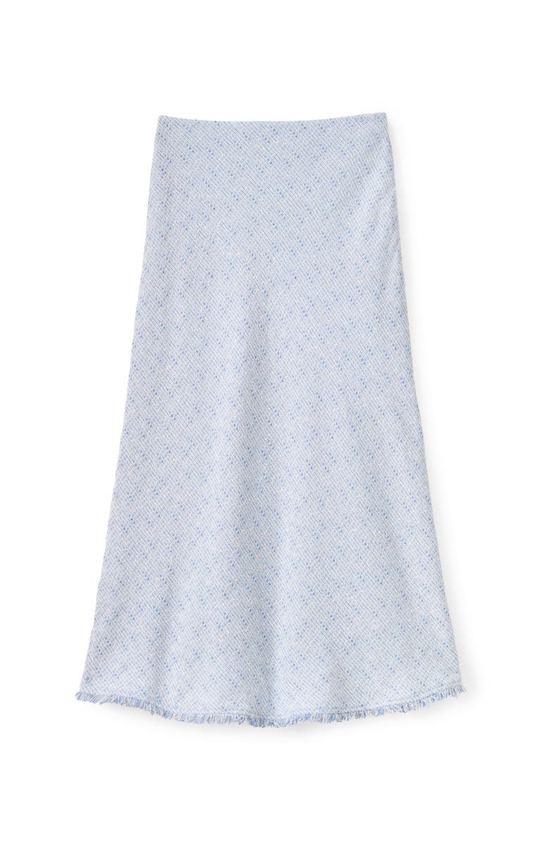 Cartolina Mable Tweed Skirt, Main, color, Blue Mist